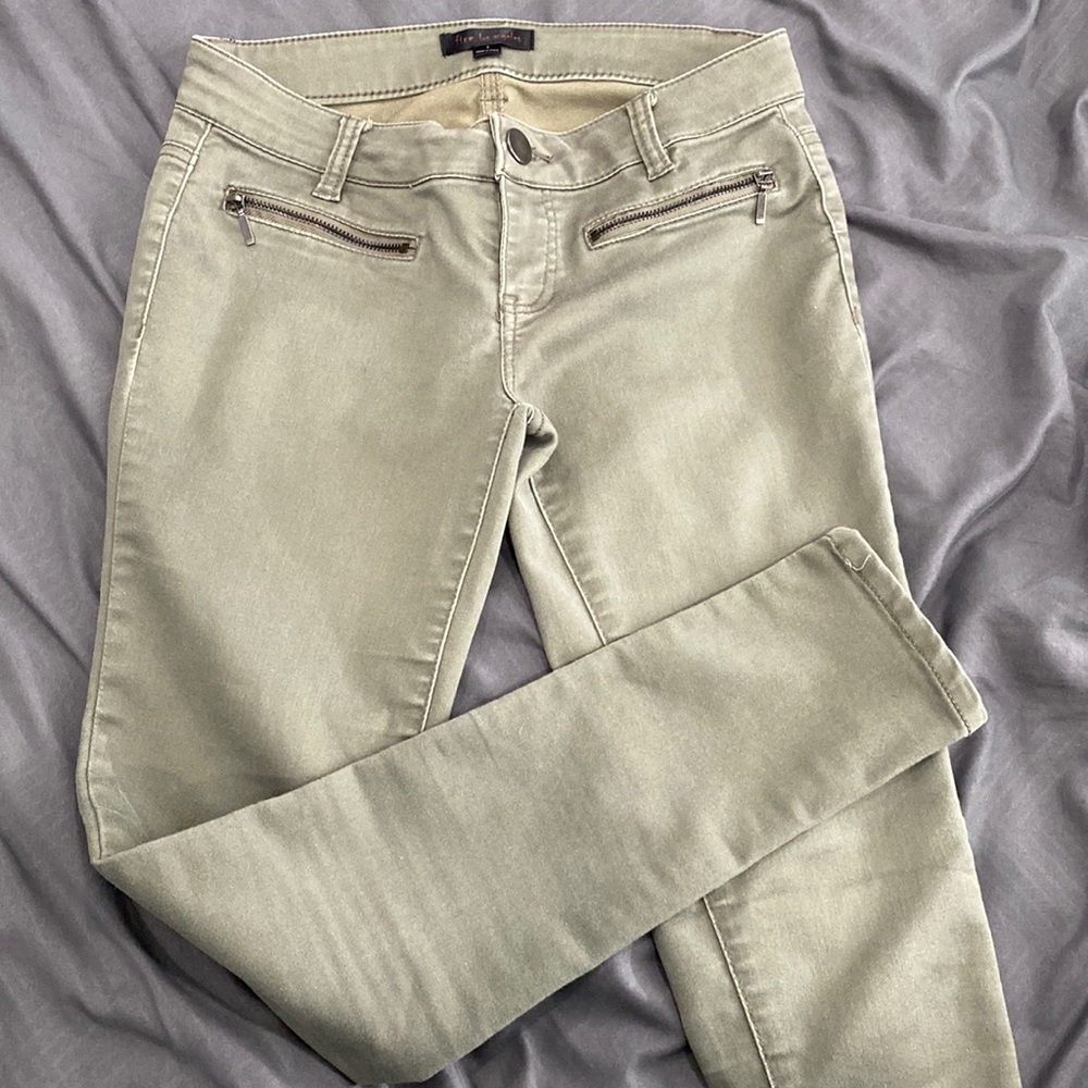 Junior Girls Fire Los Angeles Green Pants